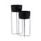 CosmoLiving by Cosmopolitan Contemporary Planter Stand Set